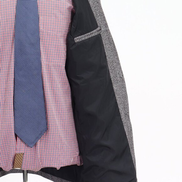 Levi Strauss 44L L/G Gray Two Button Cotton Light Weight Blazer Jacket G… - Picture 10 of 11